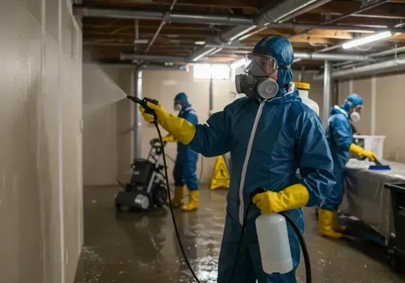 Basement Sanitization and Antimicrobial Treatment process in Youngtown, AZ